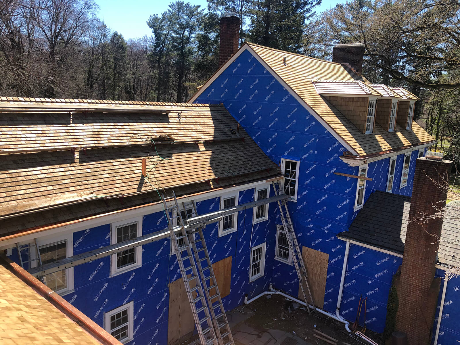 wood cedar shake roof installer long island new york
